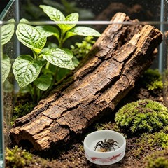 4 Pack Colorful Ceramic Water Bowls, Mini Reptile Food Dishes for Hermit Crab…