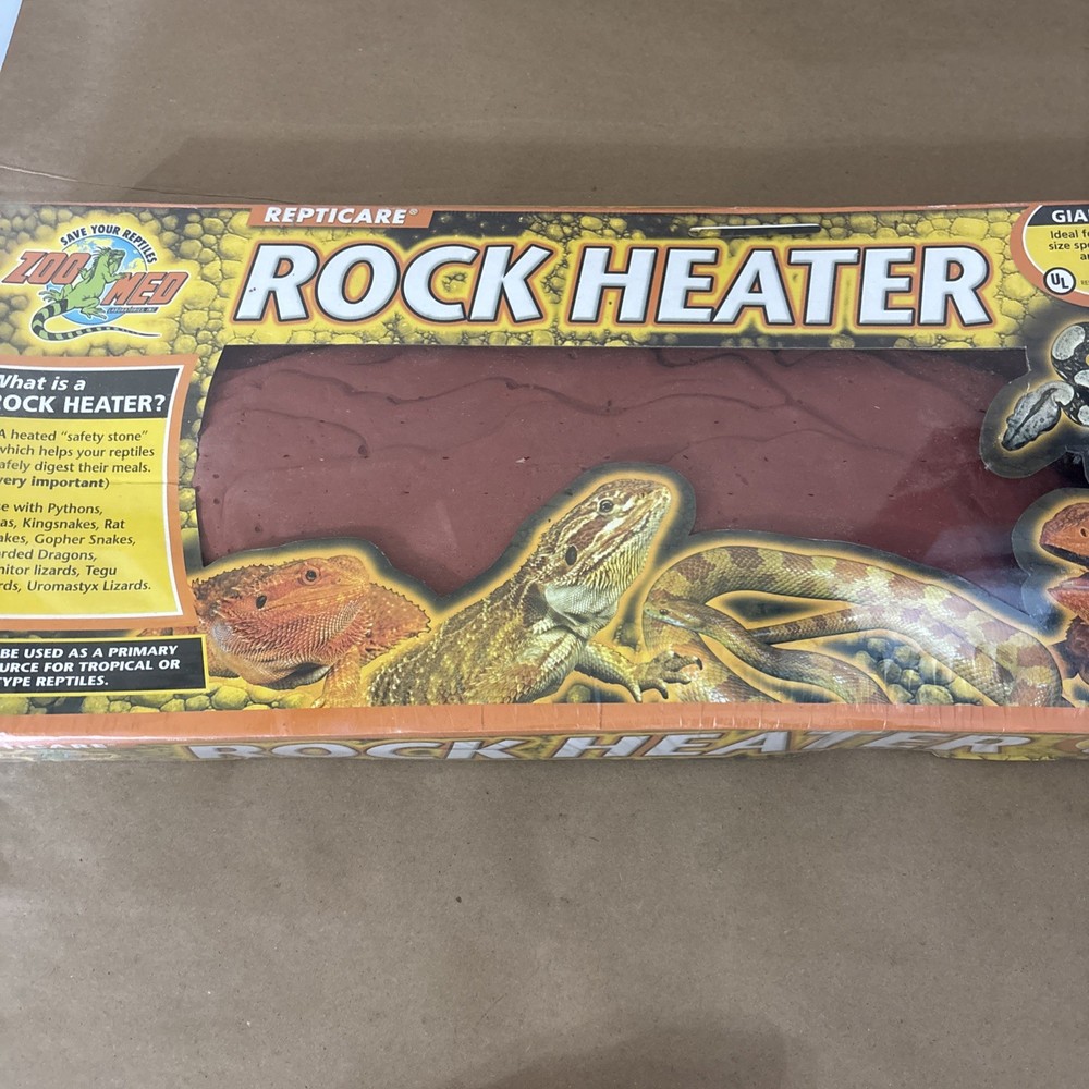 Zoo Med ReptiCare Rock Heater Giant – 16″ Long x 7″ Wide (40-100 Gallons) RH-3
