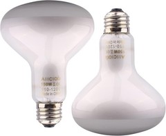 UVA 150W Basking Light Bulb – 2-Pack Perfect for Bearded Dragons and Lizards