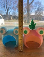 Various 3D Printed Airbrushed Frog Hides! REGULAR SIZE (GROUP 2) !READ DESCRIP!