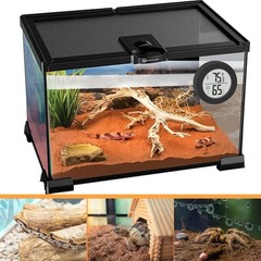 Reptile Tank Accessories, 2 Pack Bearded Dragon Tank Thermometer Humidity Gau…