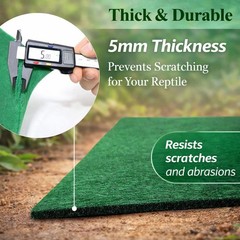 2 Pack Reptile Carpet, 39’’ x 20’’ Terrarium Bedding Substrate Liner Reptile …