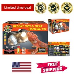 Compact & Efficient UVB Heat Lighting Kit – Ideal for Reptiles & Amphibians