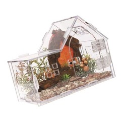 Clear Pet Container Box With Ventilation Design And Safety Latches Breeding Box