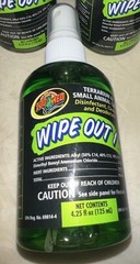 5 Bottles 4.25 Oz Each Wipe Out Terrarium & Small Animal Disinfectant, Cleaner