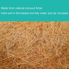 Coco Liners for Planters 16 Inch 4PCS Round Shape Coco Liner Coir Fiber Repla…