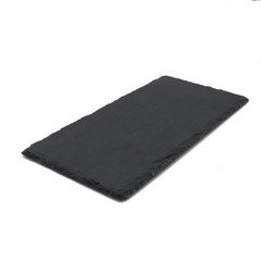 JIH Reptile Basking Platform 11.8 x 5.9 inch, Natural Rock 30x15cm, Black