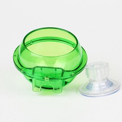 1Pcs Reusable Small Pet Feeding Bowl Green ABS Durable Turtle and Lizard Feeder
