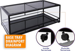 Extra-Tall 48x18x36 Terrarium by Carolina Custom Cages – Easy Assembly