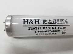 6 Pack H&H F20T12 24″ 20W Basik 4 Cool White 4150K Fluorescent Lights Long Life