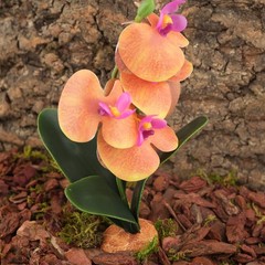 Artificial Orchids Plants, Reptile Terrarium Decor, Bearded Dragon Tank Acces…