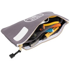 Klein Tools 55578 Zipper Bag with Divider, No. 10 Canvas, 7-Inch x 12-1/2-Inc…