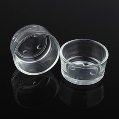 6 Pcs Glass Reptile Feeding Bowl Food Basin Tray Container Water Dish Cup for…