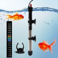 Aquarium Heater 25W 50W 100W 200W 300W Auto Submersible Heater Thermostat Fis…
