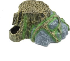 Resin Large Turtle Tank Accessories Reptile Hideouts Cave Habitat Decor Gecko