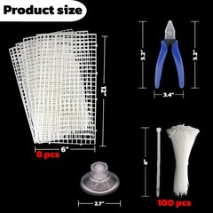 12 PCS DIY Turtle Basking Platform Tools and Accessories for Creative Layouts…