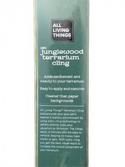 Large 16 in. x 36 in. Junglewood Terrarium Cling Forest scene | New in box