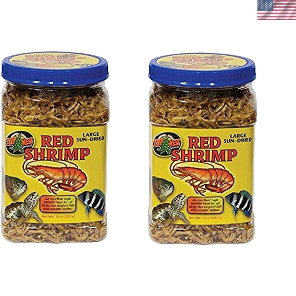 Large Sun-Dried Red Shrimp 10oz Each 2 Pack