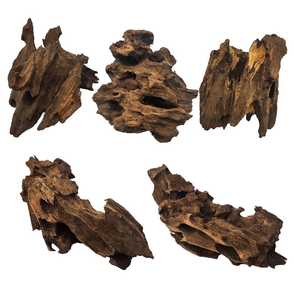 Hamiledyi Natural Driftwood for Aquarium Decor Sinkable Reptile Wood Branches…