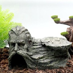 Reptile Rock Basking Platform Gecko Hide Cave Hiding Place Snake Cave and Hid…