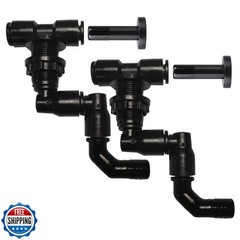 2-Pack Reptile Mister Nozzles – 1/4” Reptile Fogger Fine Mist Nozzles for Te