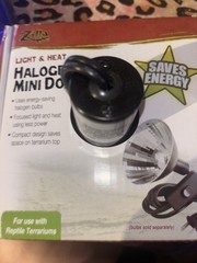 Zilla Halogen Mini Dome Light & Heat for Reptile Terrariums, Model 15629