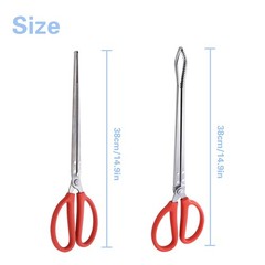 2 PCS Snake Feeding Tongs 15 Inch Extra Long Stainless Steel Reptile Feeding …