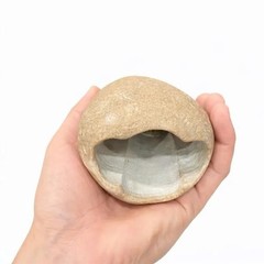 Hide Cave for Mini Frogs, Natural Stone Frog Hide, Terrarium Cave Shelter, Small