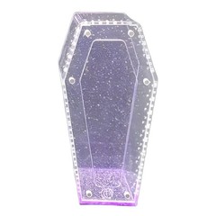 Mini Reptile Terrarium Breeding Box Coffin Shaped Acrylic Spider Enclosure