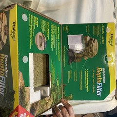 TetraFauna ReptoFilter Up To 55 Gallon Terrarium Frogs Newts Turtles Open Box