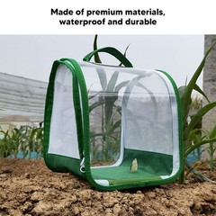 Insect Habitat Cage 360 Degree Full Transparent Portable Folding Insect Mesh Cag