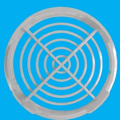 4x White Vivarium Reptile Push Fit Round Air Vents 80mm 70mm Hole, Ventilation