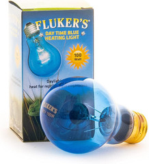 Fluker’s Blue Daylight Reptile Bulb Incandescent Heat Light 100W