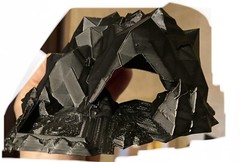 Reptile – Isopod – Invert. – Luxury Cave & Feeder Combo! COLOR – *Black*