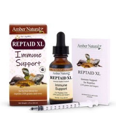 Amber Naturalz Organic Reptaid XL Reptile Immune System Health FREE 2nd Day Air