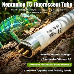 NEPTONION T5 HO UVB 5.0 Reptile Lamp 39W 34 Inch