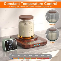 Electric Sourdough Starter Warmer, Upgrade Warming Heating Pad Mat for Sour D…