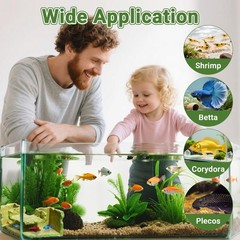90 Corner 5.3×5.3×2.8 Inch Fish Cave Viewing Tunnel Hideout For Aquarium