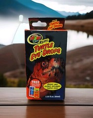 Zoo Med Repti Turtle eye drops opens & cleans inflamed eyes 2.25 OZ