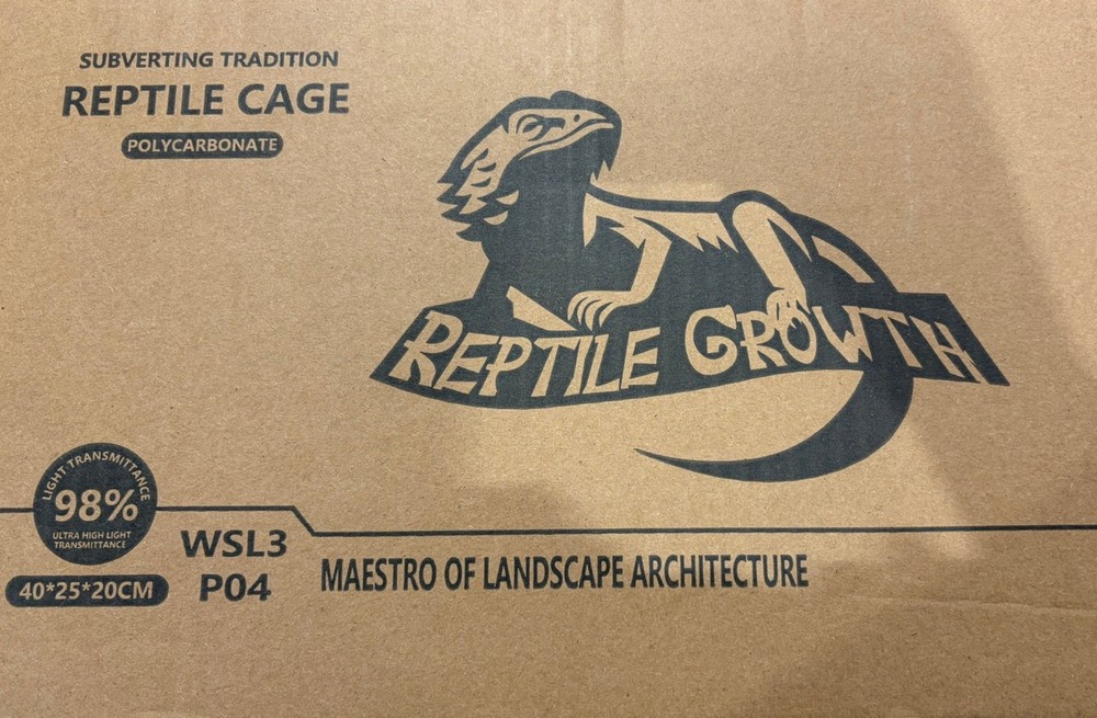 Reptile Cage Comes With All Accessories LOC K2