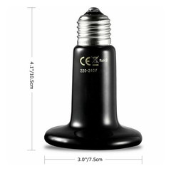 Pet Ceramic Heat Lamp Infrared Heating Emitter Reptiles Turtle Lizard Bulb E27