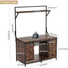 Reptile Tank Stand 40 to 120 Gallon Terrarium W/ Storage Power Outlets New