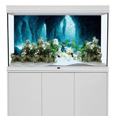AWERT 30×18 inches Rock Cave Aquarium Background Rock Pillar Terrarium Backgr…