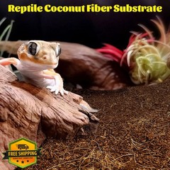 Hamiledyi Reptile Coconut Fiber Substrate Lizards Breathable Coconut Soil Tor…