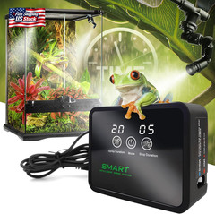 MYGIIKAKA Reptile Fogger Automatic Reptile Mister Fogger for Terrarium, Timed Te