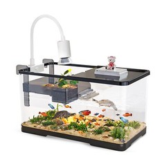 (Tank + Light + Filter + Filter Balls) Turtle Tank Kit, Turtle Tank Starter K…