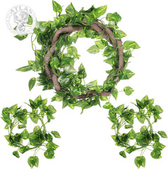 Canlierr 4 Pcs Reptile Vines, Flexible Bendable Jungle Climbing Vine Terrarium,