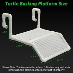 Hanging Turtle Basking Platform, Plastic Turtle Floating Dock Basking Area Repti