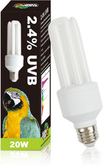 UVA UVB Light Bulb for Birds 2.4 UVB 20W Compact Flourescent Lamp for All Kinds