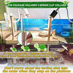Large Turtle Floating Basking Platform with Feeding Area, Turtle Floating Docks